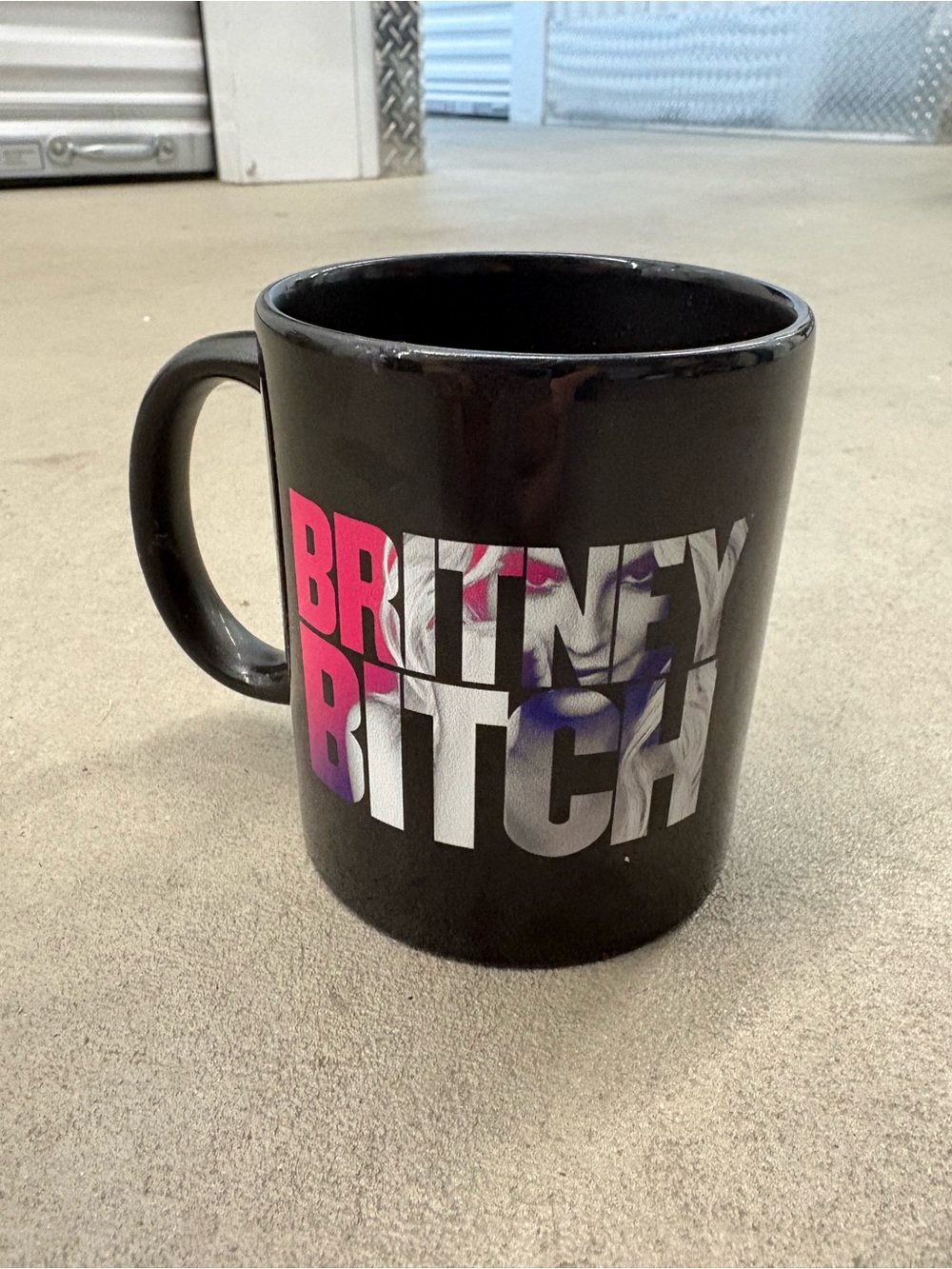 BRITNEY B*TCH Black Graphic Mug